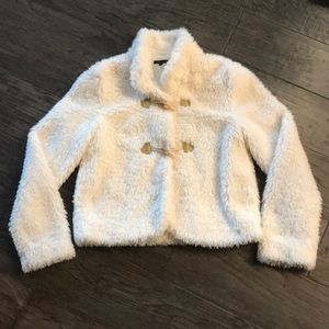NWOT cream Fuzzy Sherpa Jacket  - Super SOFT